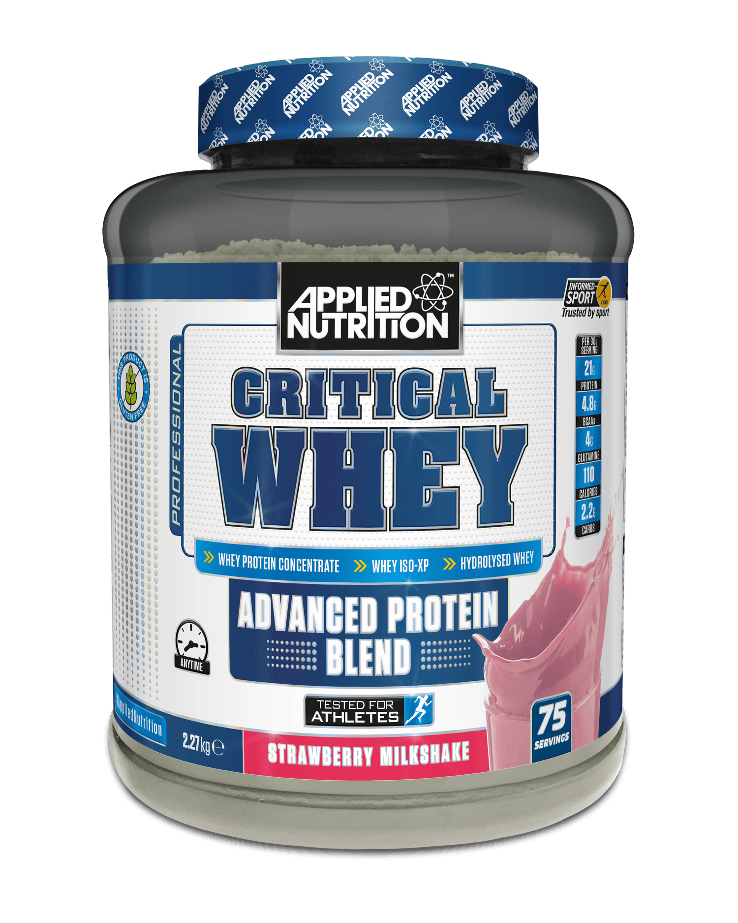 Applied Nutrition Critical Whey 2kg Strawberry Milkshake