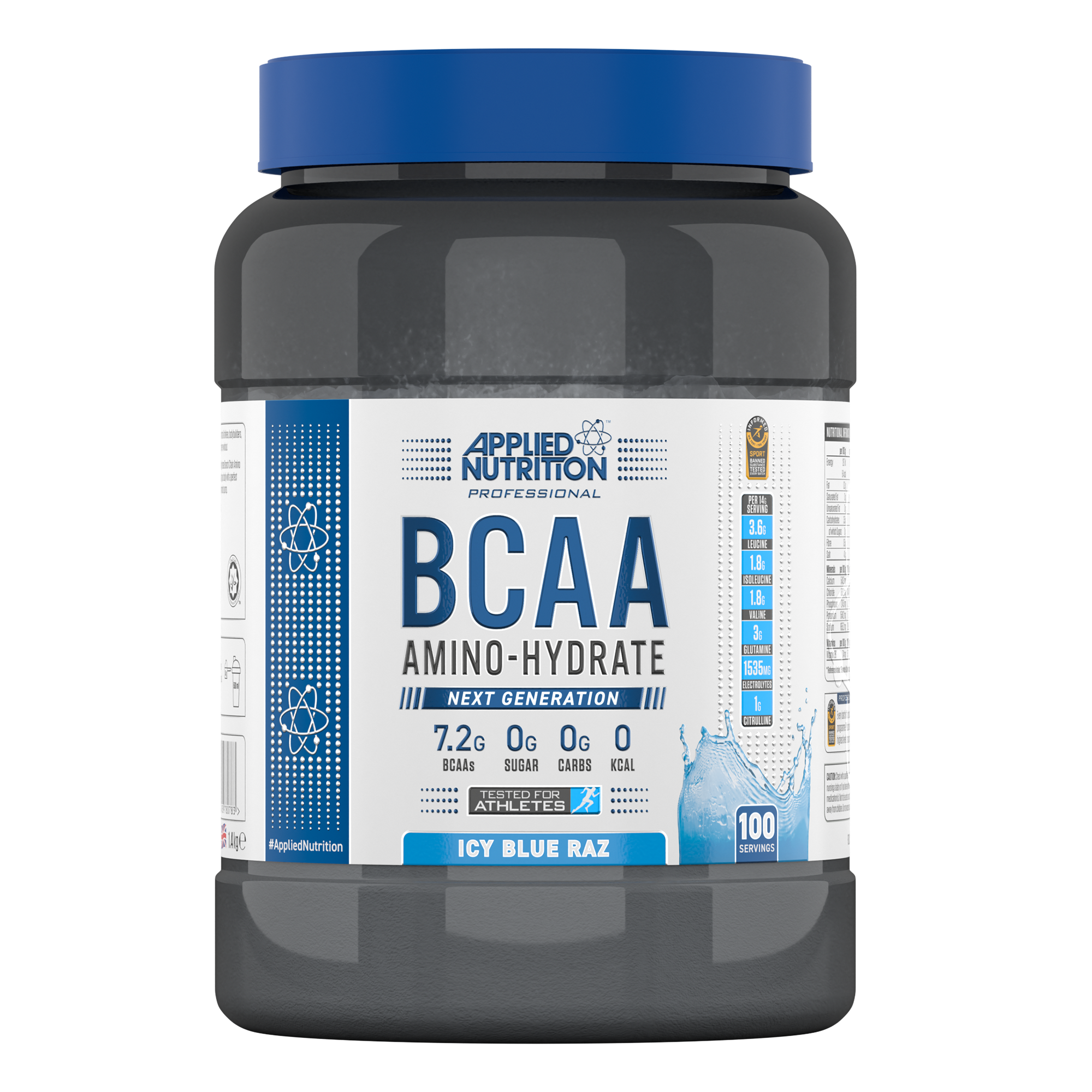 Applied Nutrition BCAA Amino Hydrate 1.4kg Icy Blue Raz