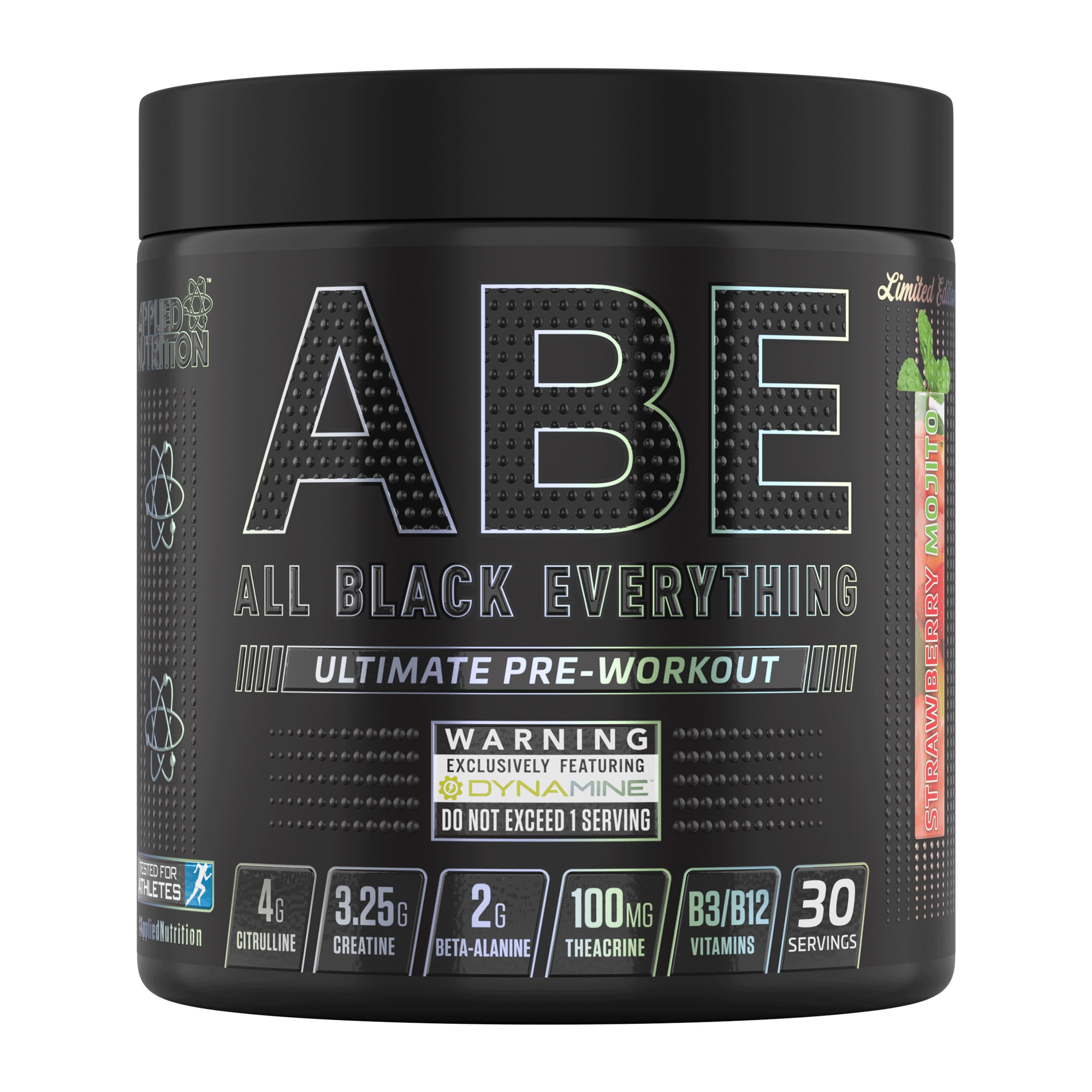 Applied Nutrition ABE (All Black Everything) 375g Strawberry Mojito