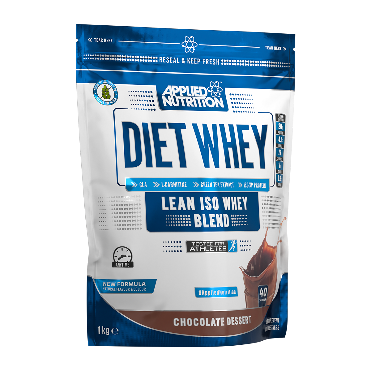 Applied Nutrition Diet Whey 1kg Chocolate Dessert