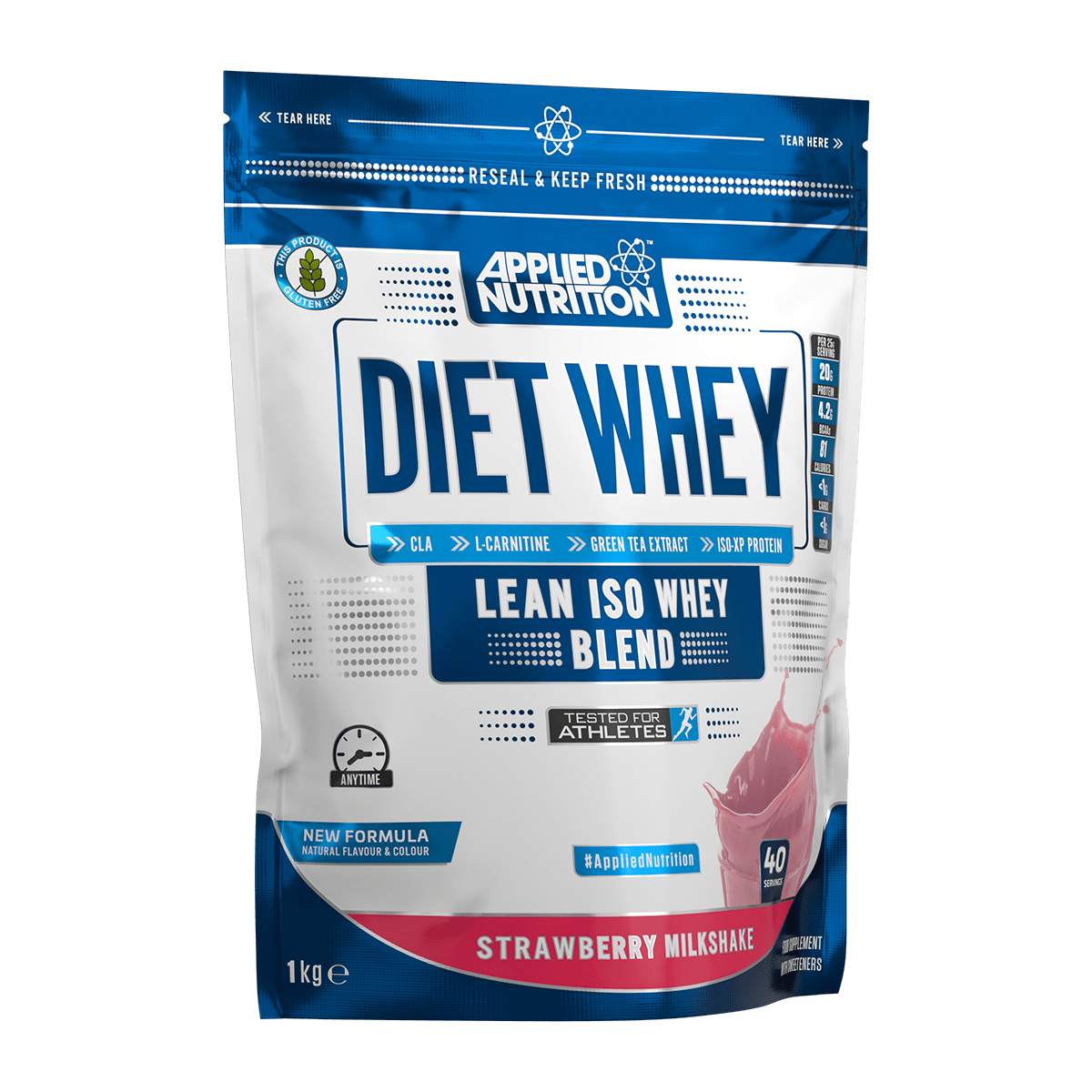 Applied Nutrition Diet Whey 1kg Strawberry Shake