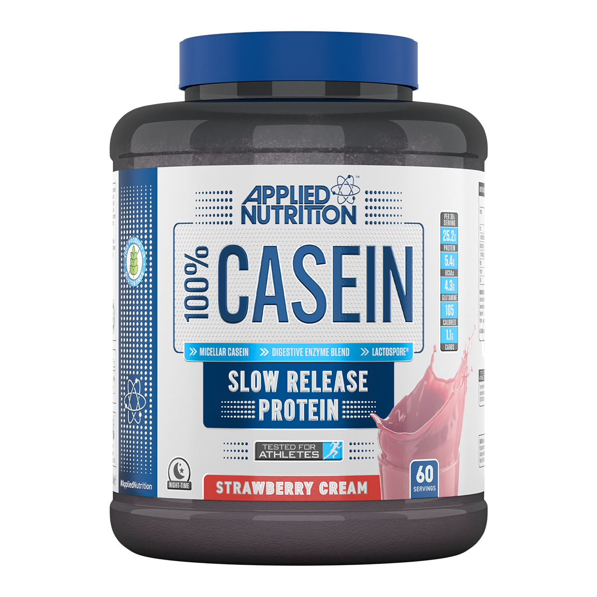 Applied Nutrition Casein 1.8kg Strawberry