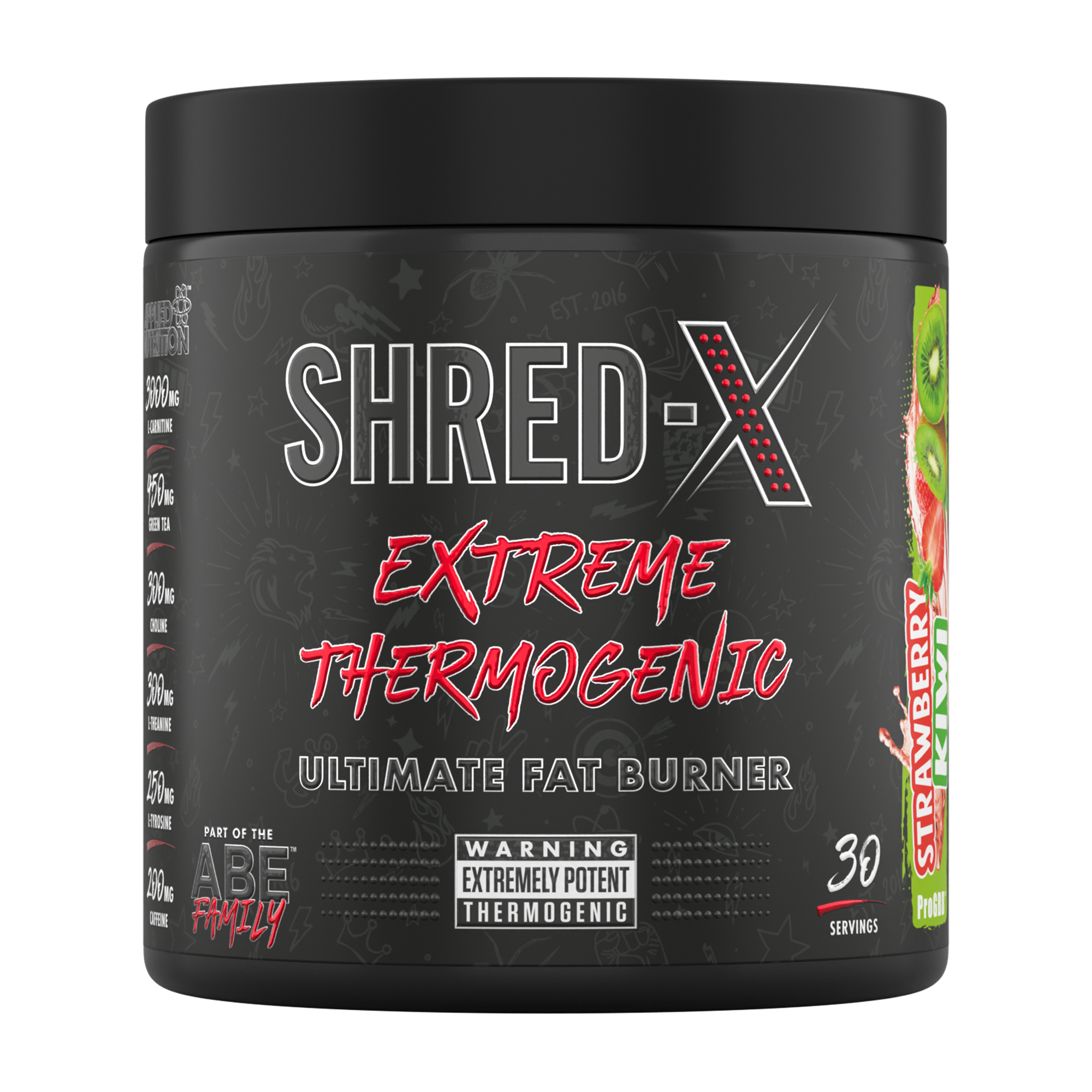 Applied Nutrition Shred-X Powder 300g Strawberry Kiwi