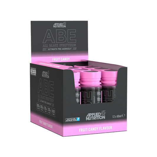 Applied Nutrition ABE (All Black Everything) Shots 12x60ml Fruit Candy