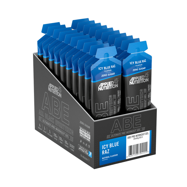 Applied Nutrition ABE (All Black Everything) Pre Workout Gel 20x60g Icy Blue Raz