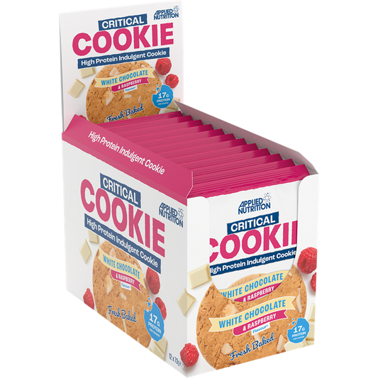 Applied Nutrition Critical Cookie 12x73g White Chocolate & Raspberry