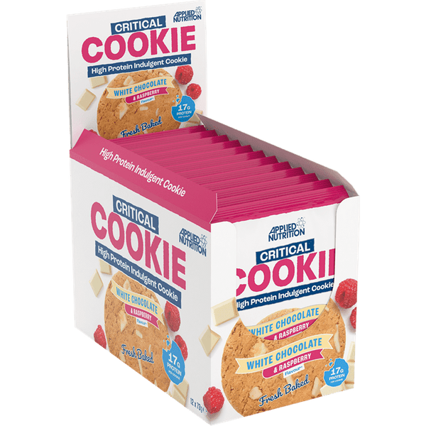 Applied Nutrition Critical Cookie 12x73g White Chocolate & Raspberry