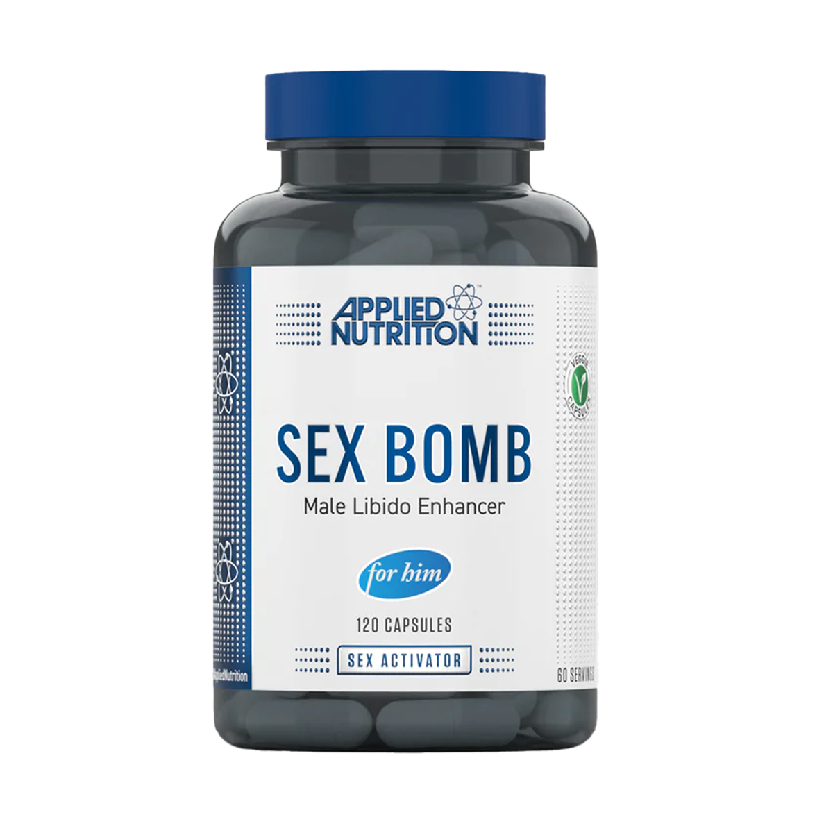 Applied Nutrition Sex Bomb Male Libido Enhancer 120 Veg Caps