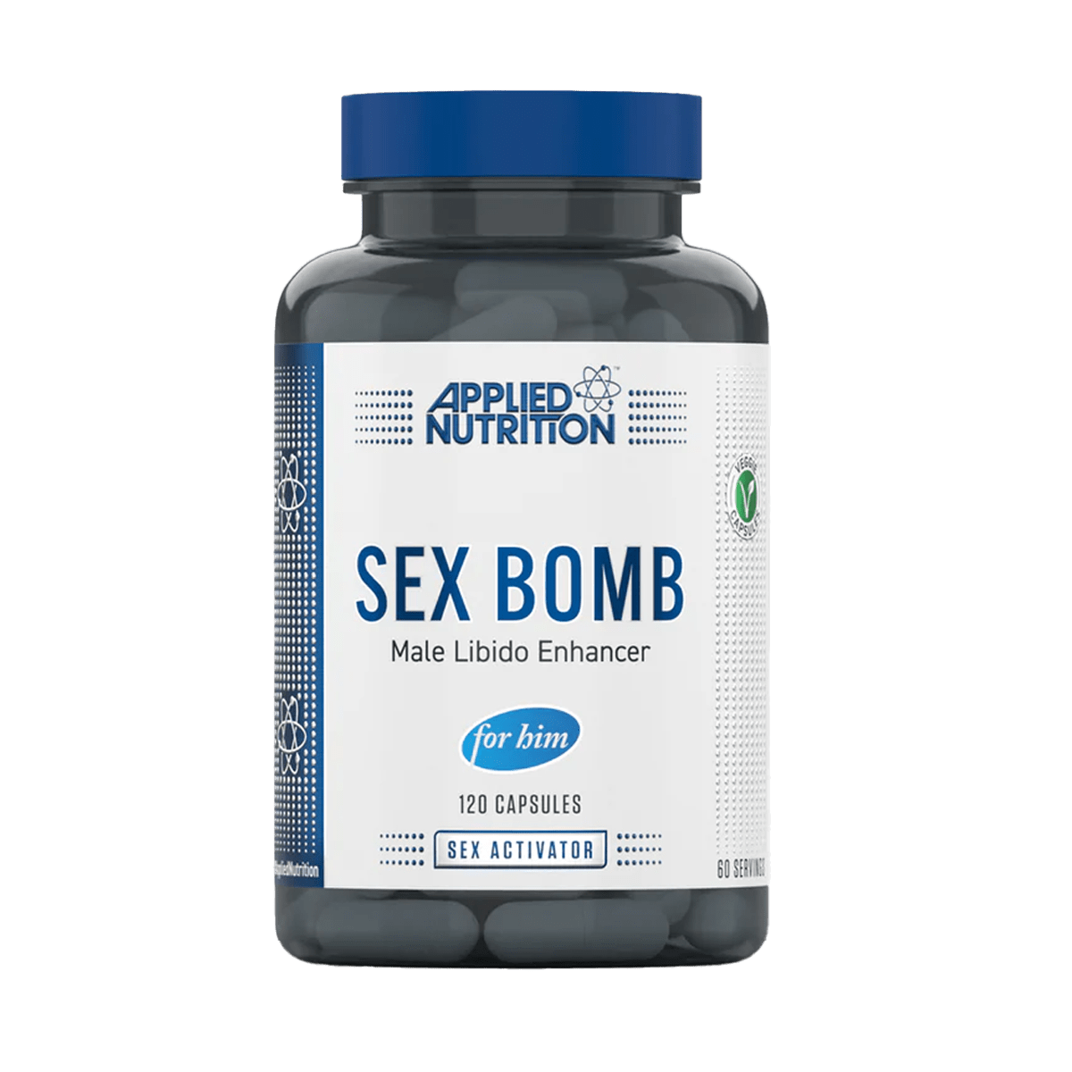 Applied Nutrition Sex Bomb Male Libido Enhancer 120 Veg Caps