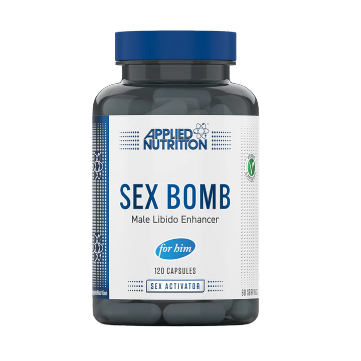 Applied Nutrition Sex Bomb Male Libido Enhancer 120 Veg Caps