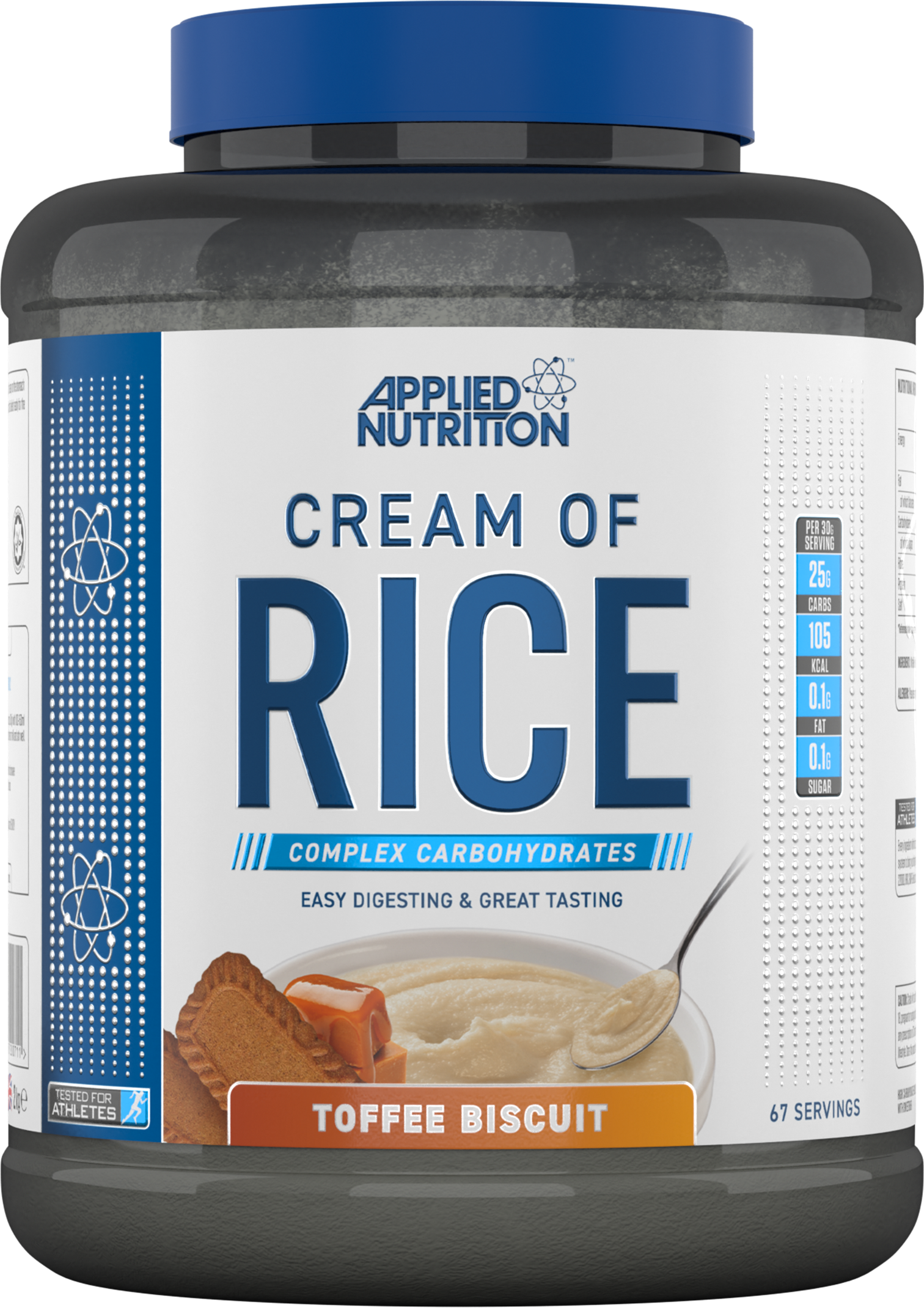 Applied Nutrition Cream Of Rice 2kg Toffee Biscuit