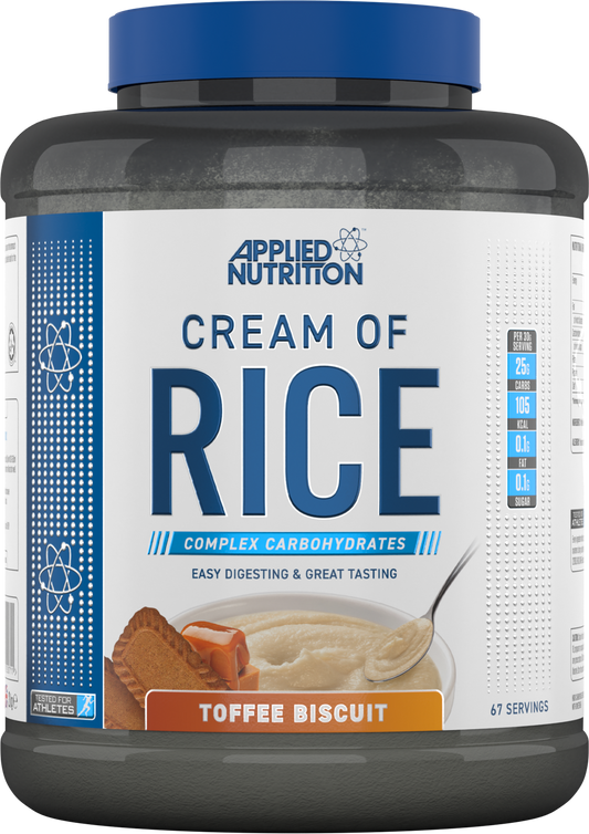 Applied Nutrition Cream Of Rice 2kg Toffee Biscuit