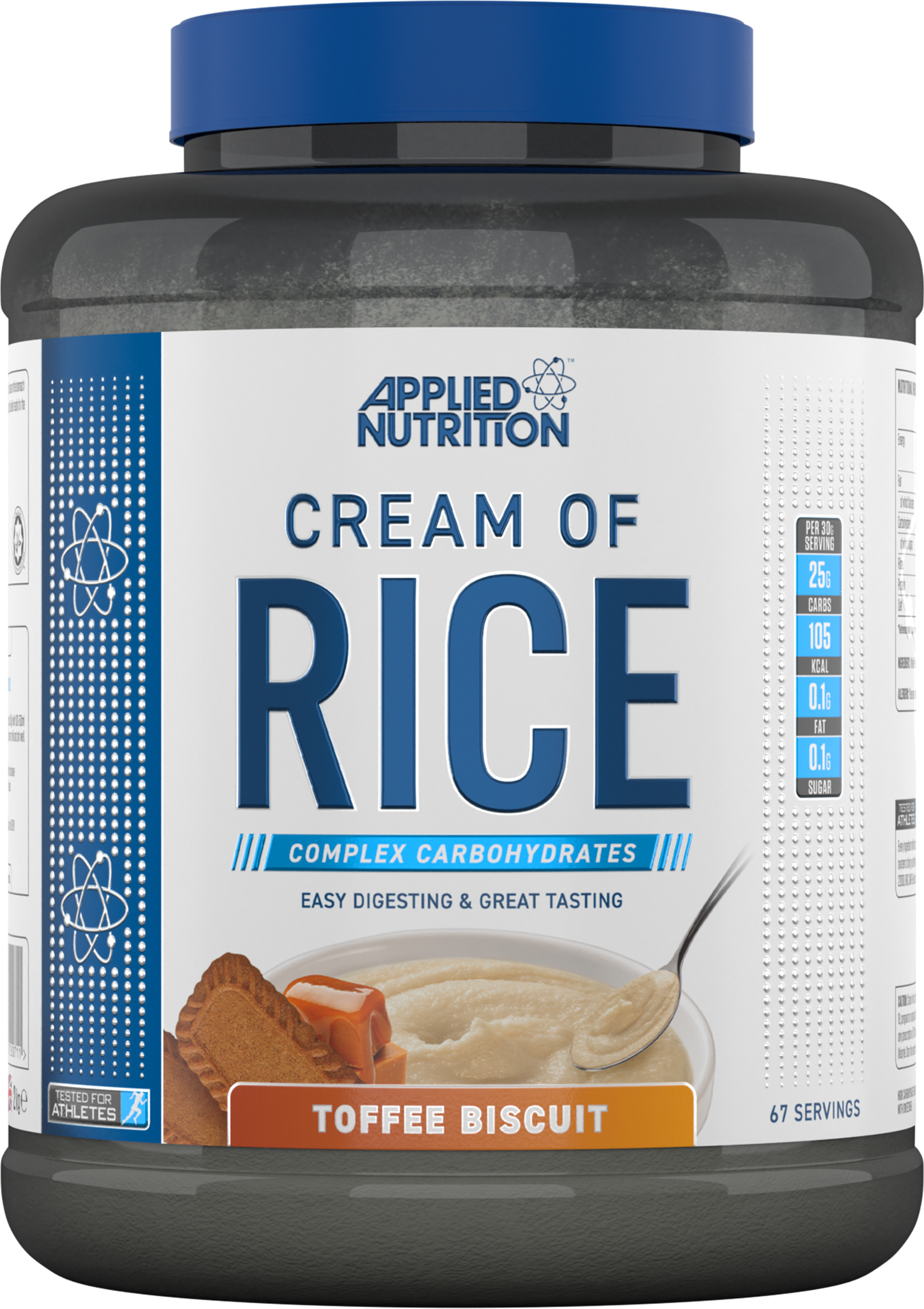 Applied Nutrition Cream Of Rice 2kg Toffee Biscuit