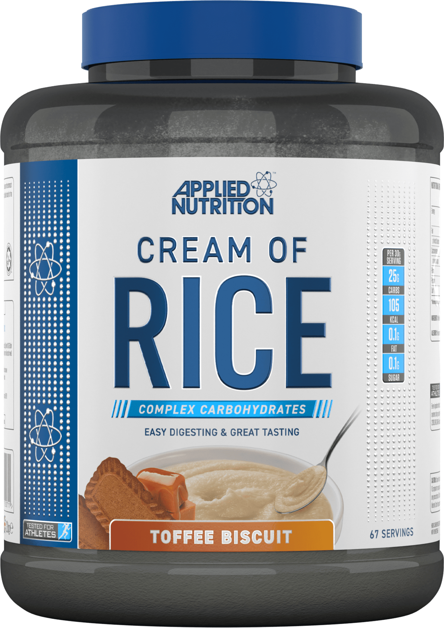 Applied Nutrition Cream Of Rice 2kg Toffee Biscuit