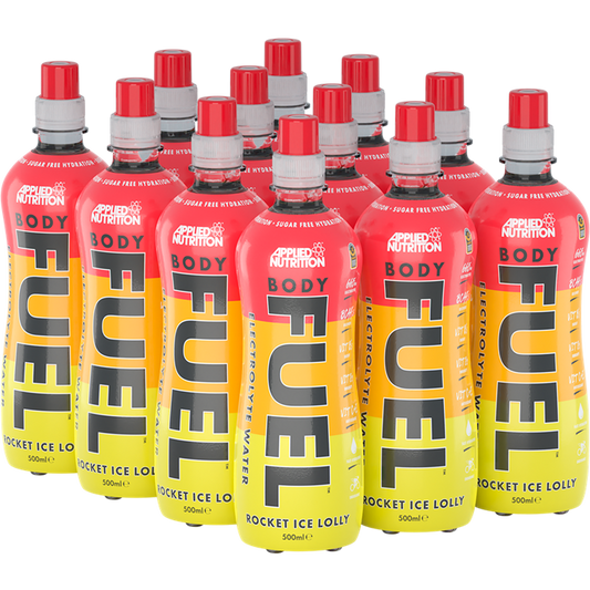 Applied Nutrition Body Fuel Electrolyte Water 12x500ml Rocket Ice Lolly