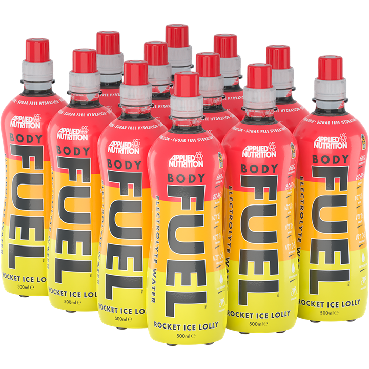 Applied Nutrition Body Fuel Electrolyte Water 12x500ml Rocket Ice Lolly