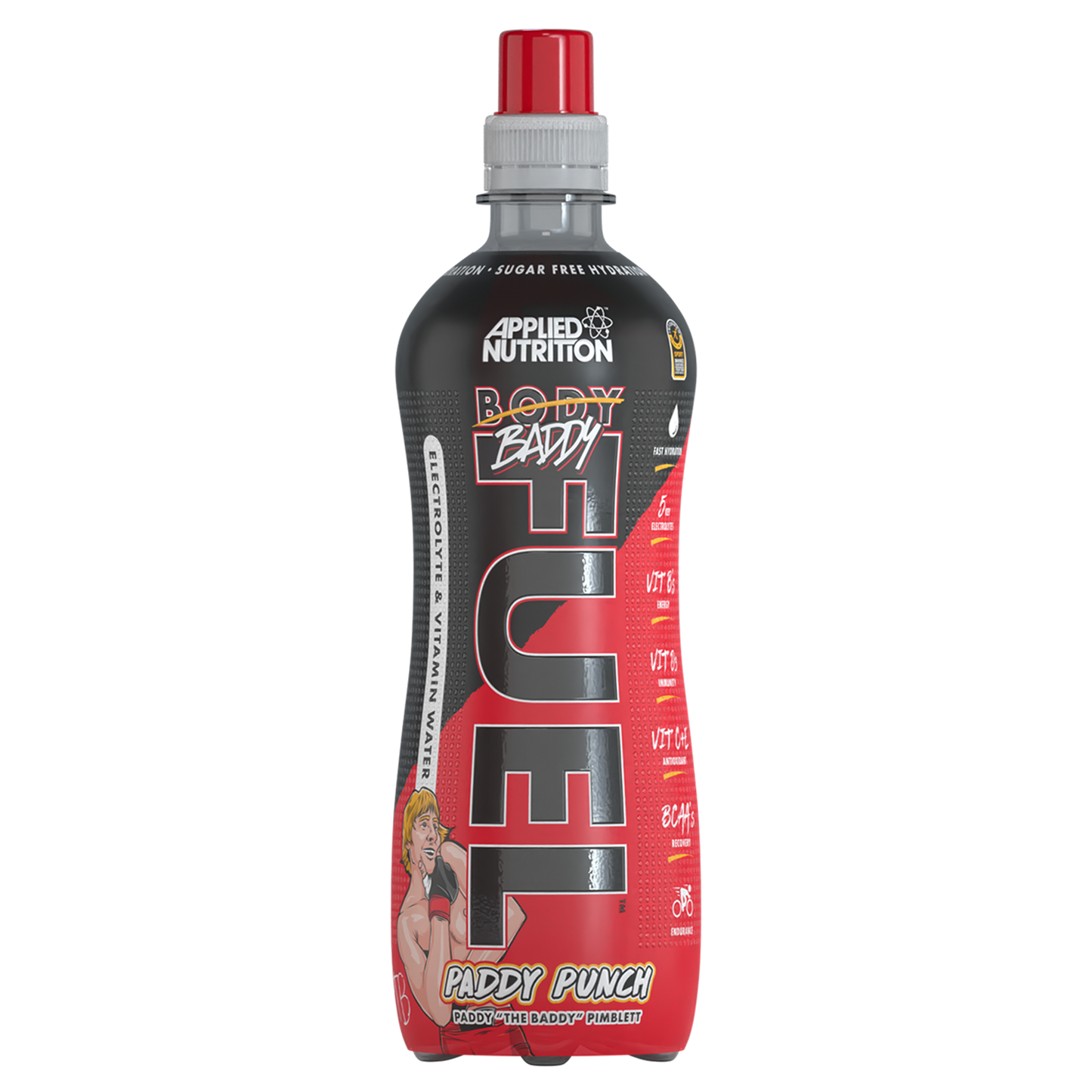 Applied Nutrition Body Fuel Electrolyte Water 12x500ml Paddy Punch