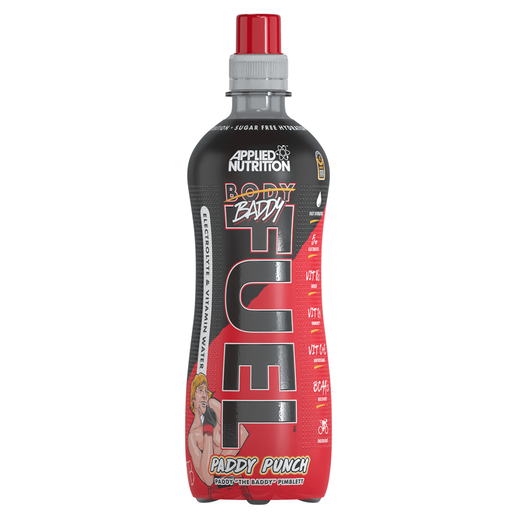 Applied Nutrition Body Fuel Electrolyte Water 12x500ml Paddy Punch