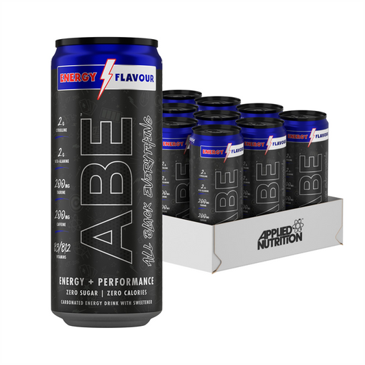 Applied Nutrition ABE (All Black Everything) Carbonated Can 12x330ml Energy