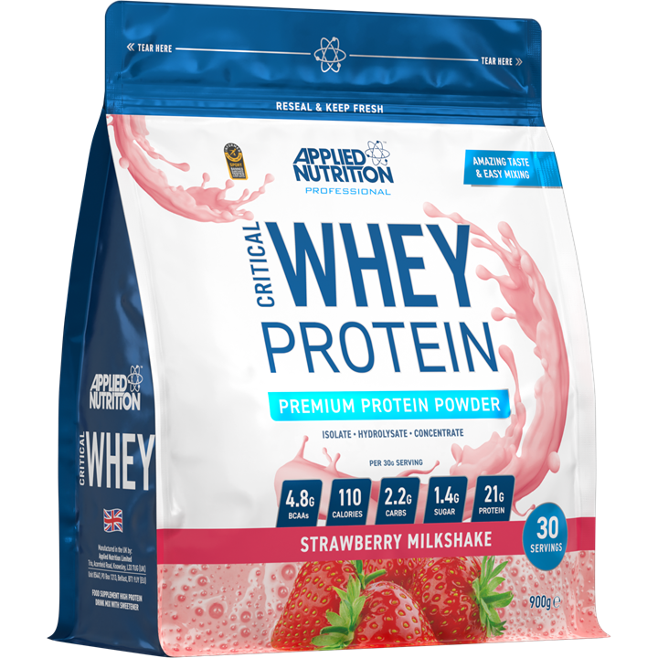 Applied Nutrition Critical Whey 900g Strawberry