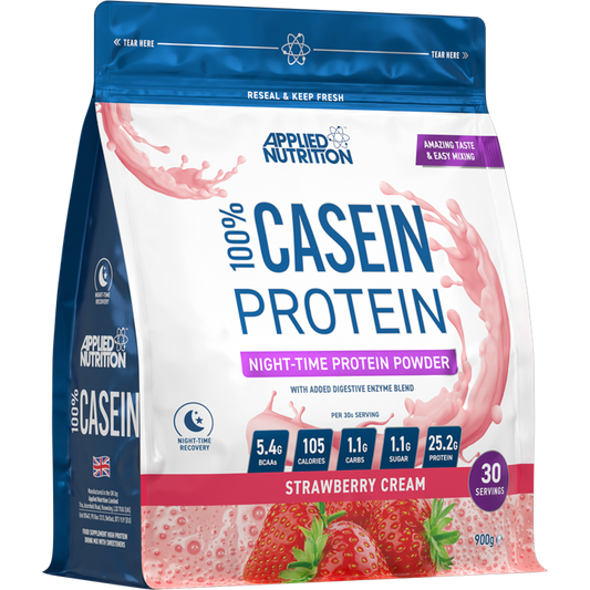 Applied Nutrition Casein 900g Strawberry & Cream