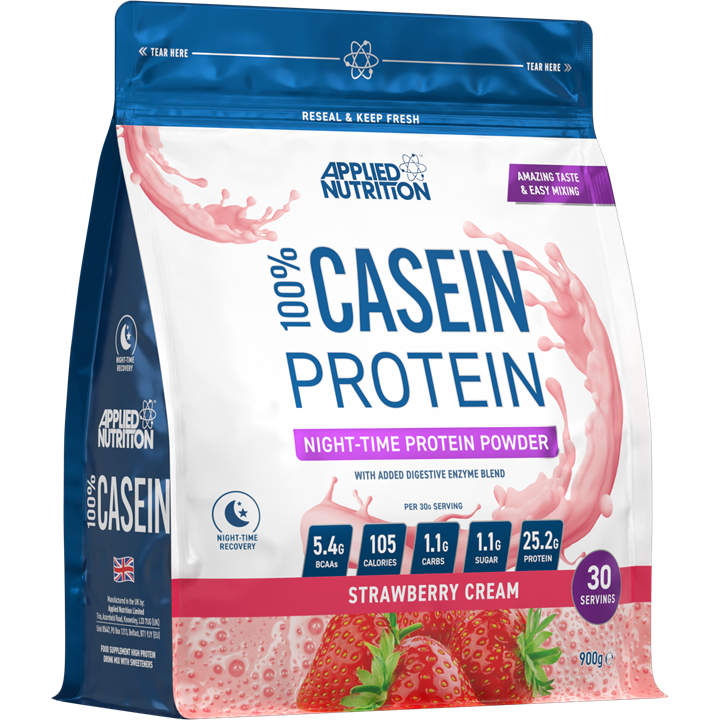 Applied Nutrition Casein 900g Strawberry & Cream