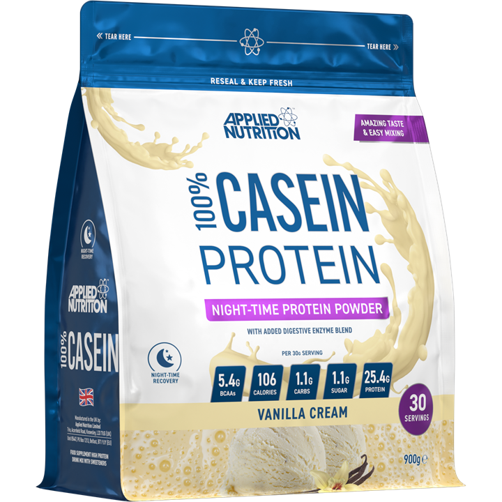 Applied Nutrition Casein 900g Vanilla