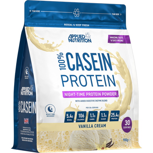 Applied Nutrition Casein 900g Vanilla