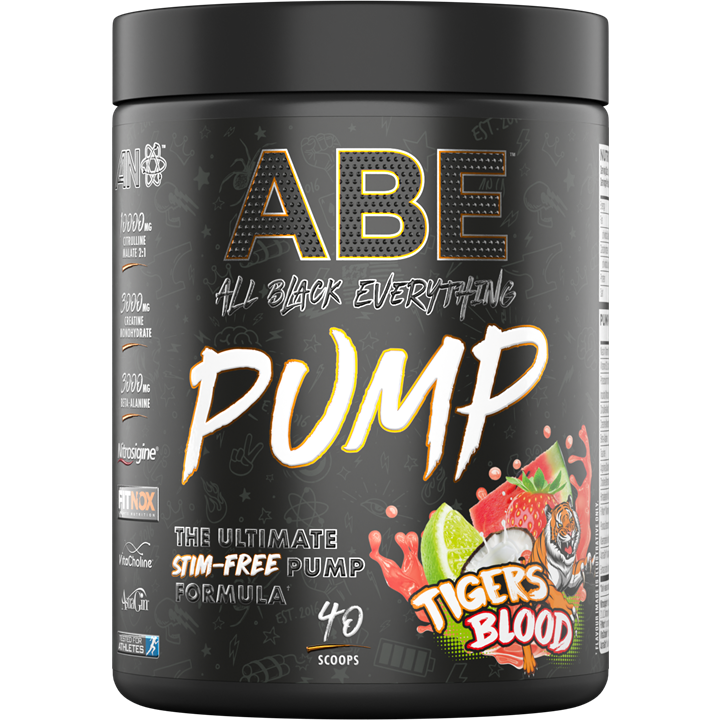 Applied Nutrition ABE (All Black Everything) PUMP Pre-Workout 500g Tigers Blood