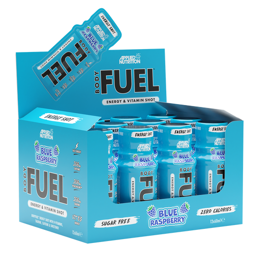 Applied Nutrition Body Fuel Energy Shots 12x60ml Blue Raspberry