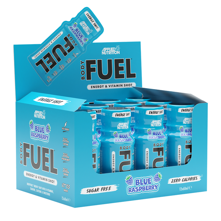 Applied Nutrition Body Fuel Energy Shots 12x60ml Blue Raspberry