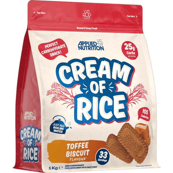 Applied Nutrition Cream Of Rice 1kg Toffee Biscuit