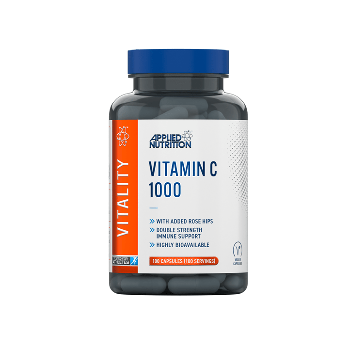 Applied Nutrition VITALITY - Vitamin C 1000MG & ROSE HIPS 100Veg Caps