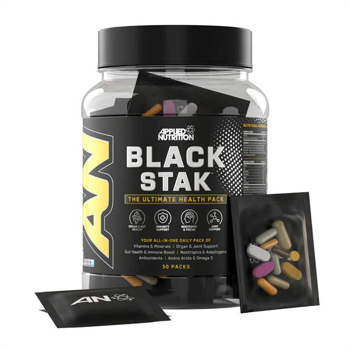 Applied Nutrition Black Stak- Ultimate Health Pack 30 Sachets 