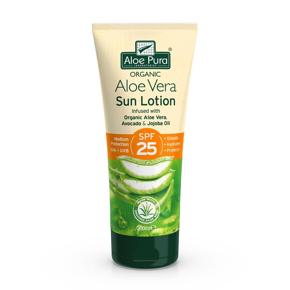 Aloe Vera Sun Lotion SPF25 200ml, Aloe Pura