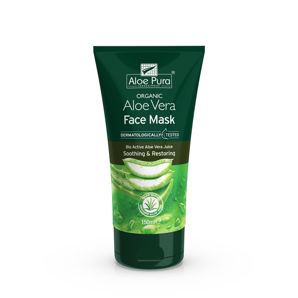 Organic Gel Face Mask 150ml, Aloe Pura