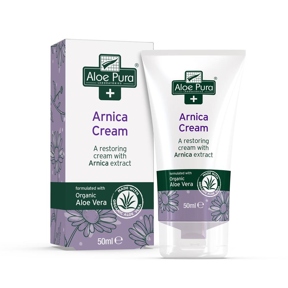 Arnica Cream 50ml, Aloe Pura