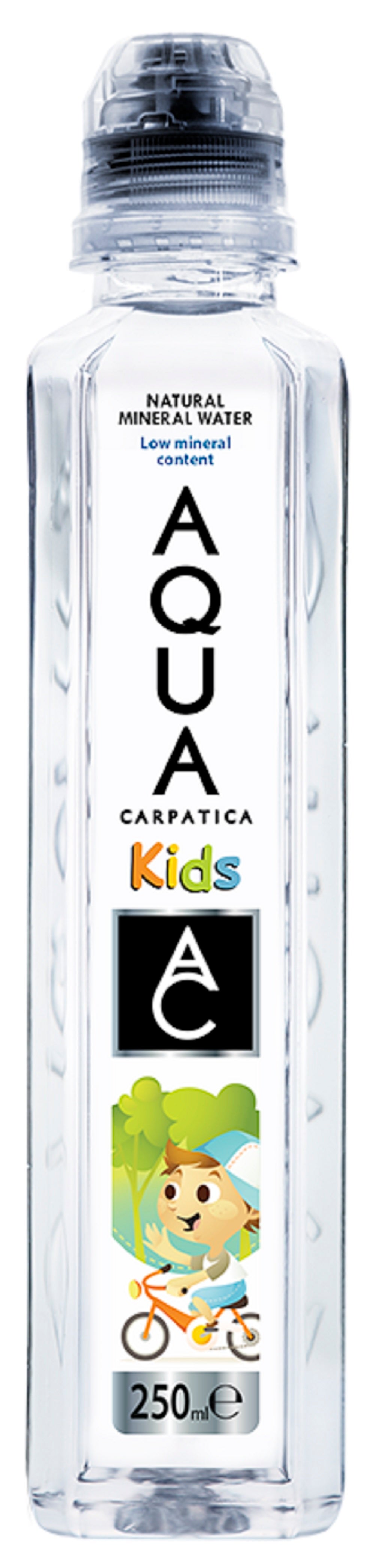 KIDS Still Natural Mineral Water 250ml PET Sodium Free, AQUA Carpatica