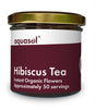 Organic Hibiscus Flower Instant Herbal Tea 20g, Aquasol