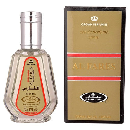 Al Rehab Al Fares Eau de Perfume Spray for Men 1.7 Ounce Wood