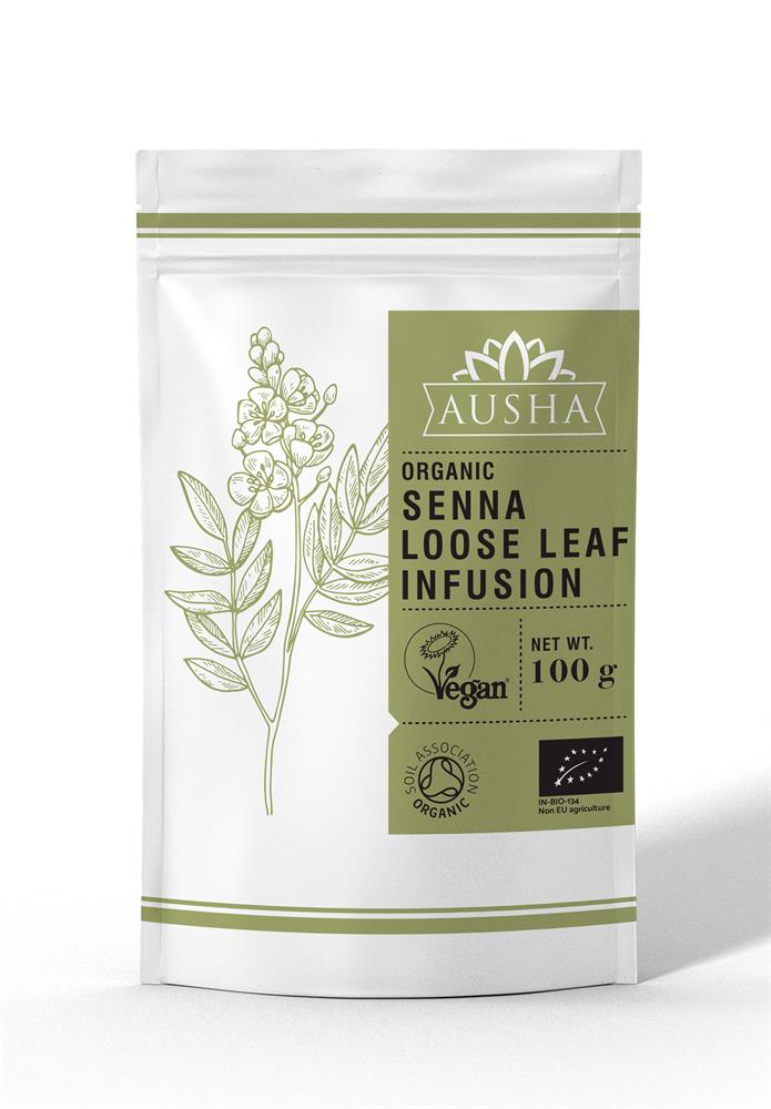 Organic Senna Leaf Tea 100g, AUSHA