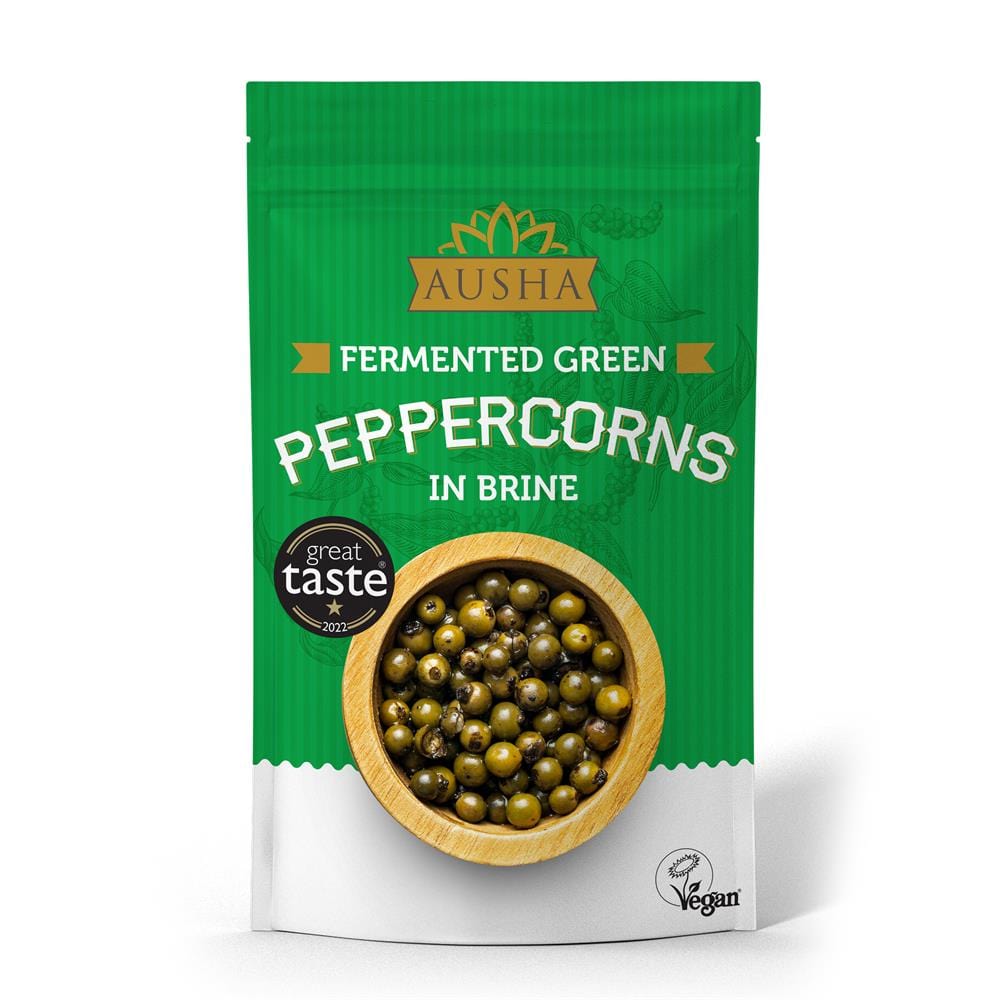 Fermented Green Peppercorns 100g- 1* Star Great Taste Award, AUSHA