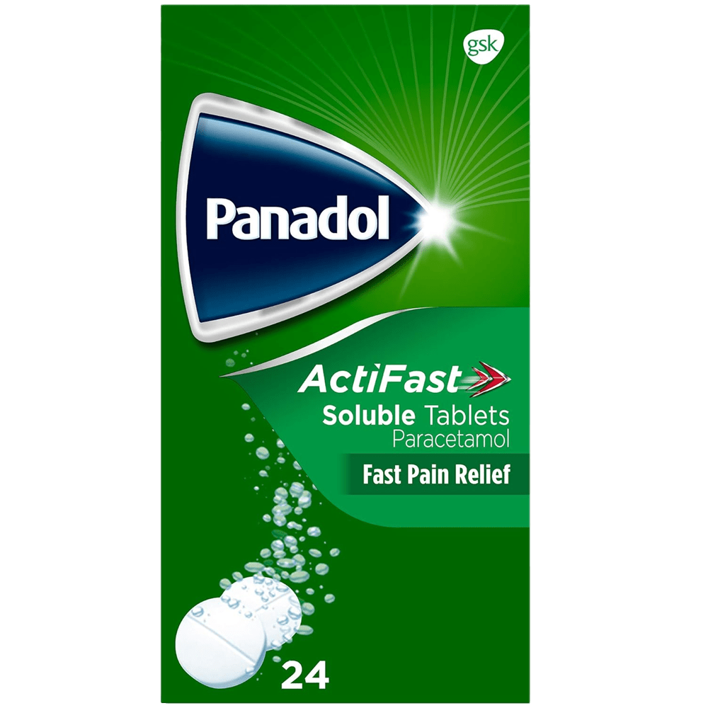 Panadol Actifast Soluble Tablets Pack of 24 | Welzo – welzo