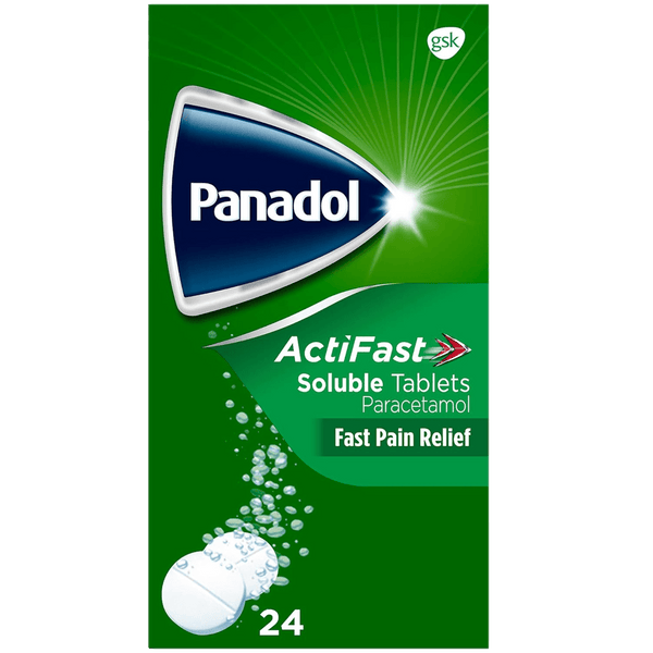 Panadol Actifast Soluble Tablets Pack of 24 - welzo