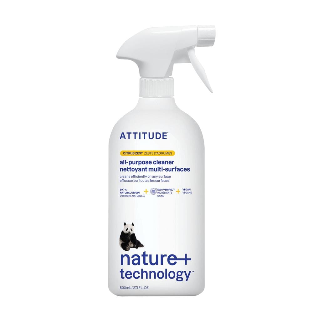 Attitude Multi Surface Cleaner - 800ml Citrus Zest, Attitude