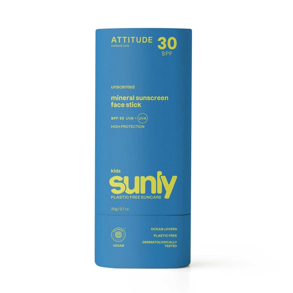 Sunly - Sunscreen Stick Kids Face - Unscented- 30 SPF - 20 g, Attitude