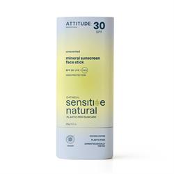 Oatmeal Sensitive Natural - Sunscreen Face Stick - 30 SPF - 20g, Attitude