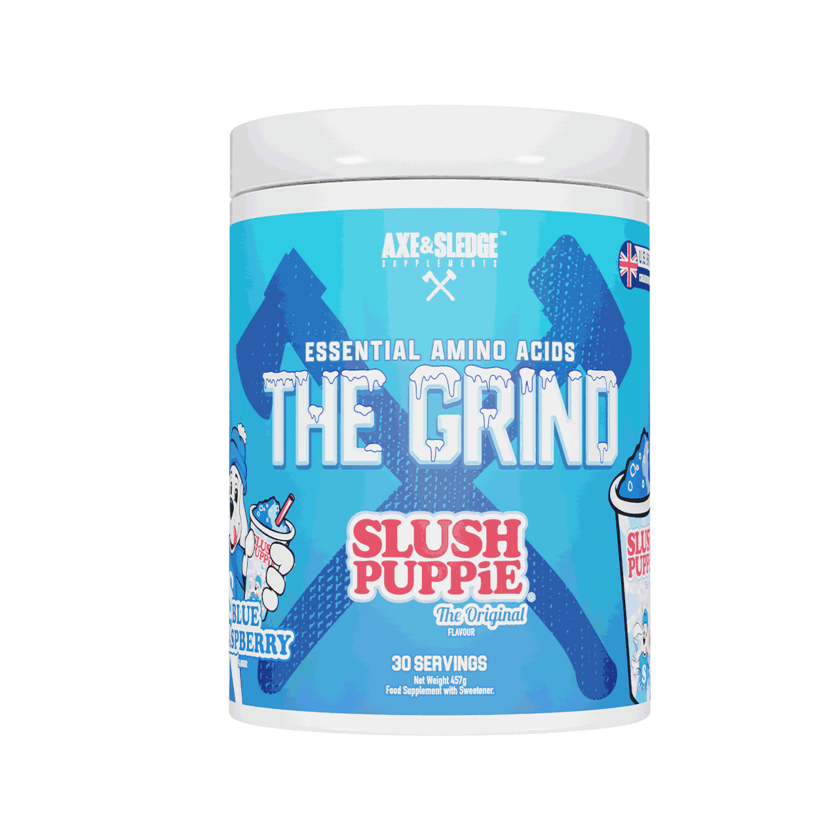 Axe & Sledge Supplements The Grind 457g SLUSH PUPPiE Blue Raspberry