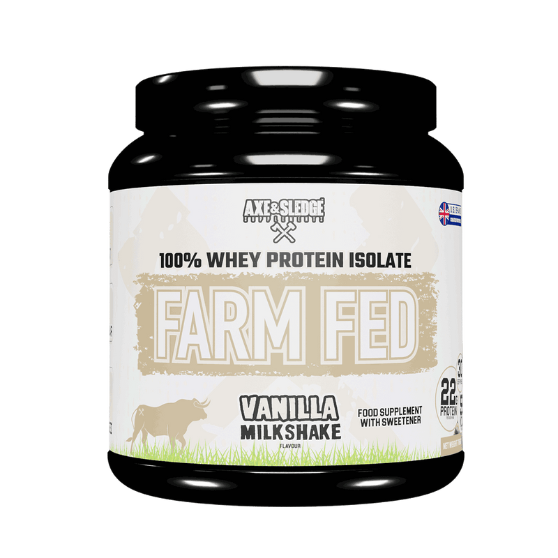 Axe & Sledge Supplements Farm Fed 786g Vanilla Milkshake