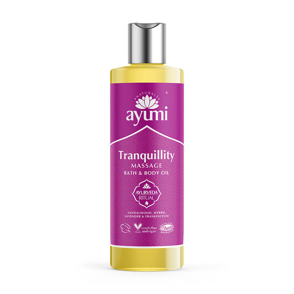 Tranquility Massage & Body Oil 250ml, Ayumi